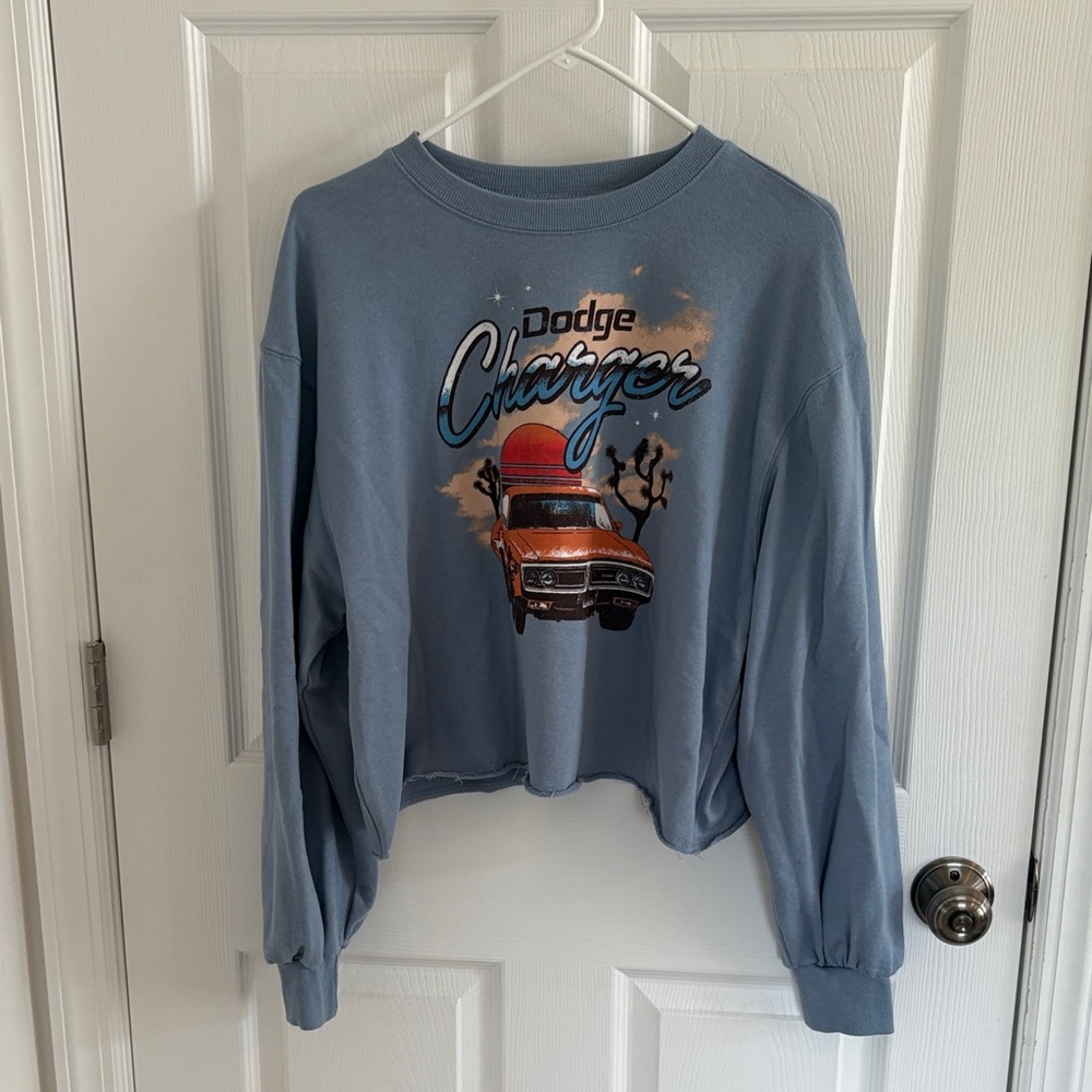 Dodge Charger Blue Sweatshirt